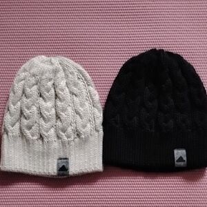 Adidas Beanie 2 Pack Black And Cream